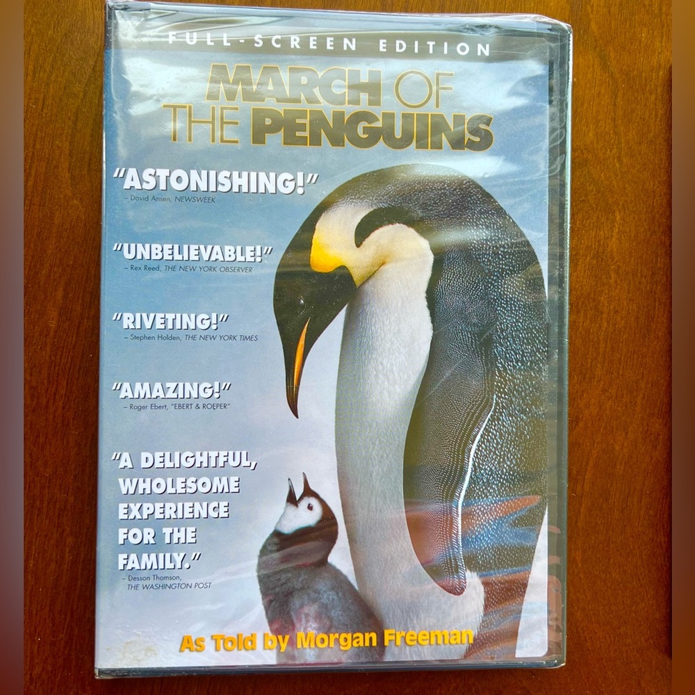 🆕 DVD March of the Penguins Full-Screen Factory sealed